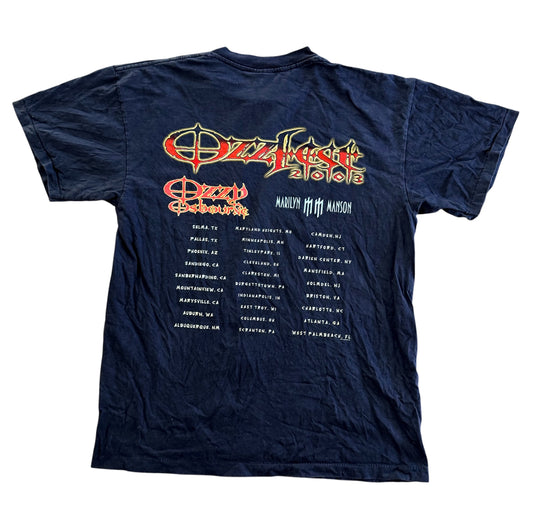 2003 Ozzfest Marilyn Manson Tour Band T-Shirt, Large
