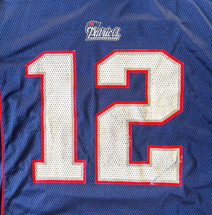 Tom Brady New England Patriots Reebok Number 12 2008 NFL Equipment On Field Jersey SM RARE!