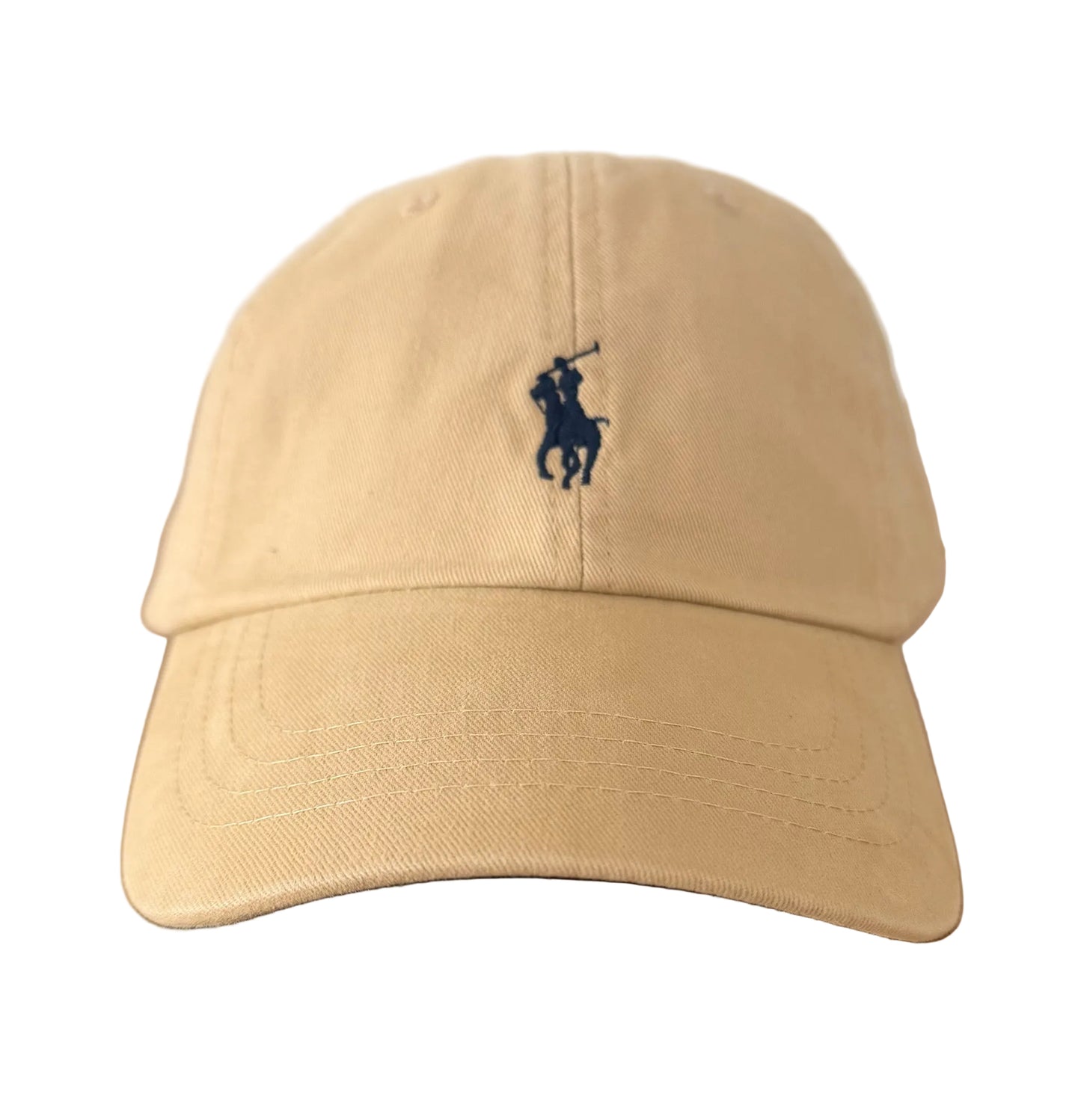 Polo Ralph Lauren Classic Logo Cotton Cap Beige Adjustable Cap