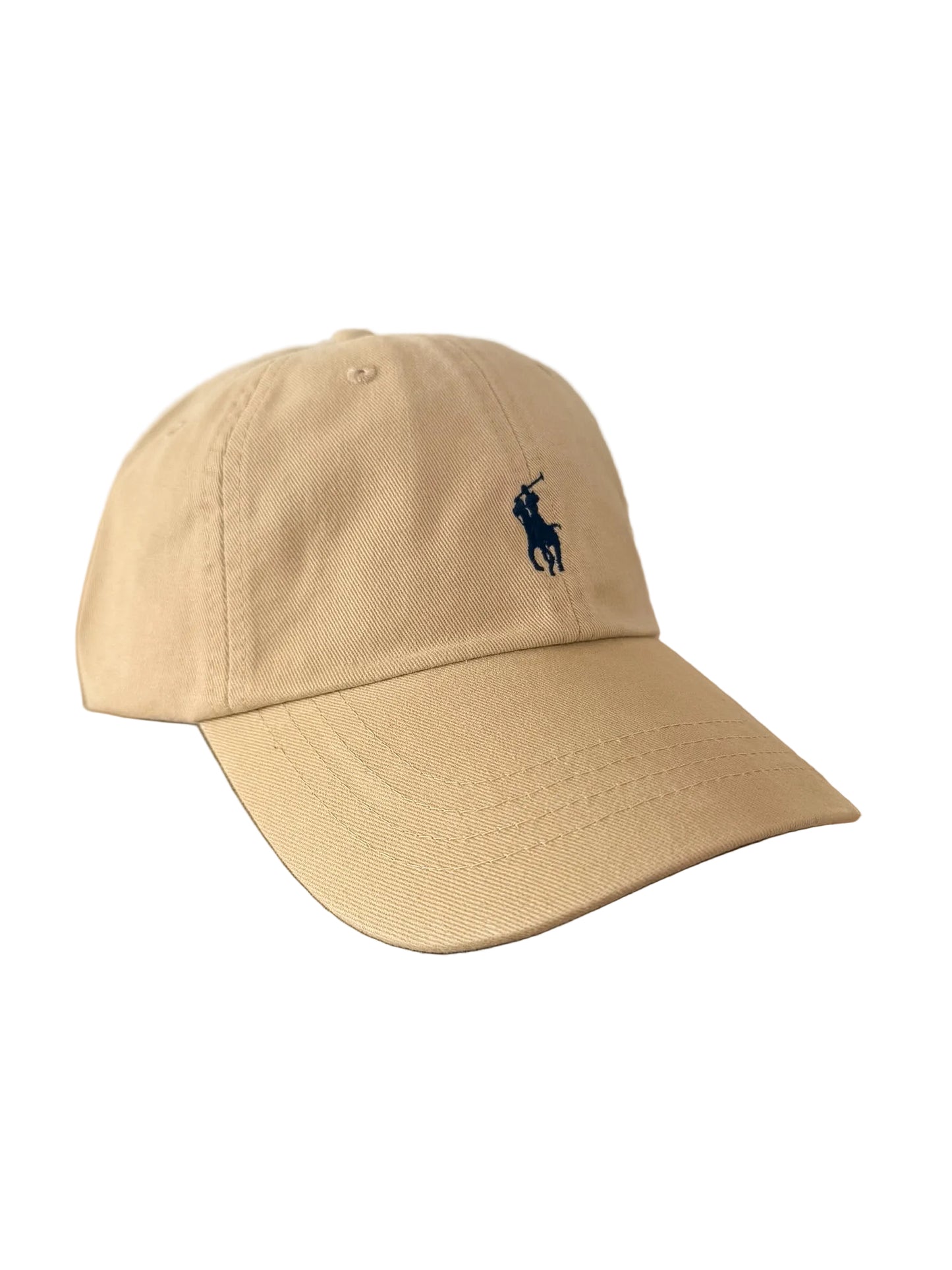 Polo Ralph Lauren Classic Logo Cotton Cap Beige Adjustable Cap