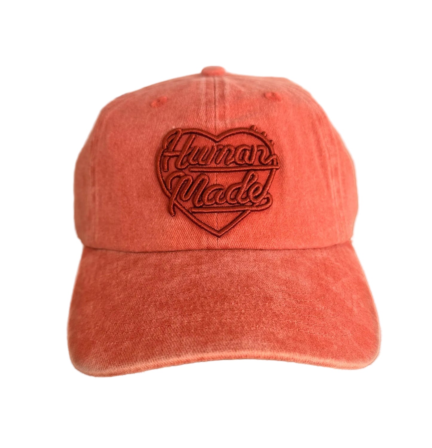 Human Made Heart Logo Washed Cotton Cap Adjustable Cap