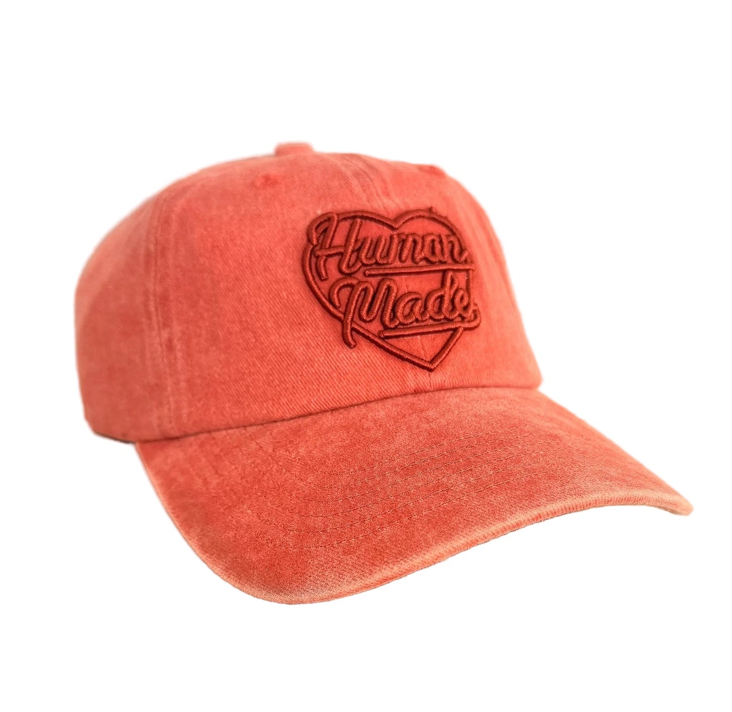 Human Made Heart Logo Washed Cotton Cap Adjustable Cap