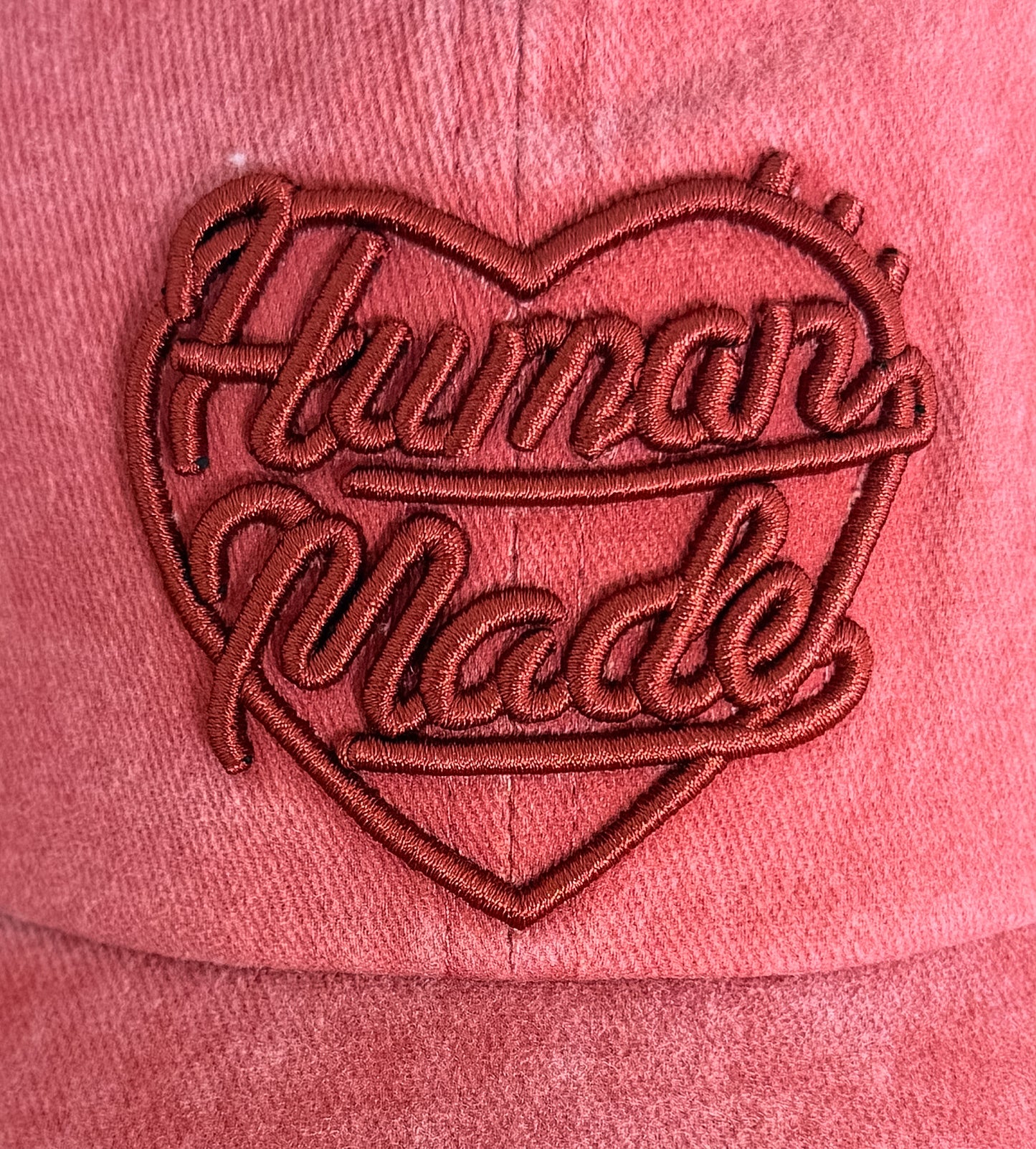 Human Made Heart Logo Washed Cotton Cap Adjustable Cap