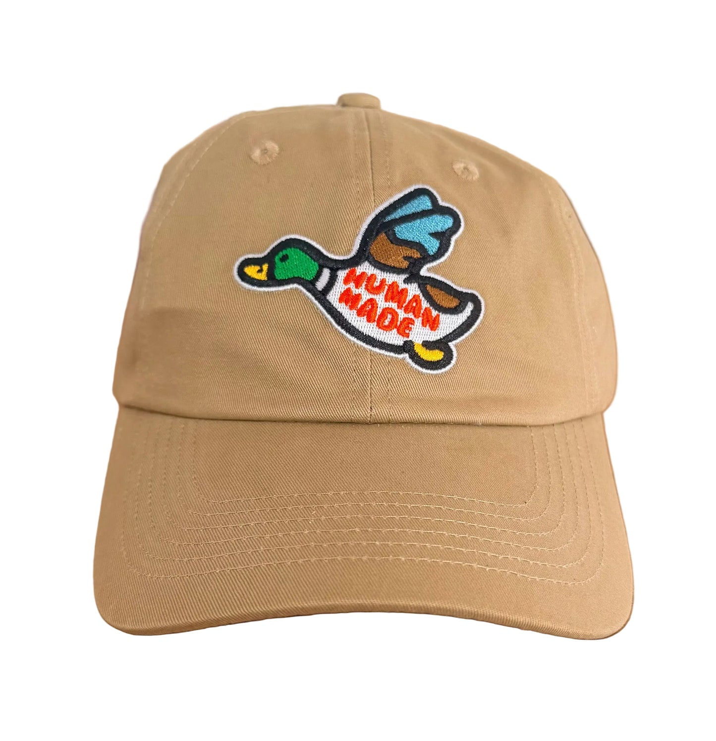 Human Made Duck Logo Cap – Beige Adjustable Cap