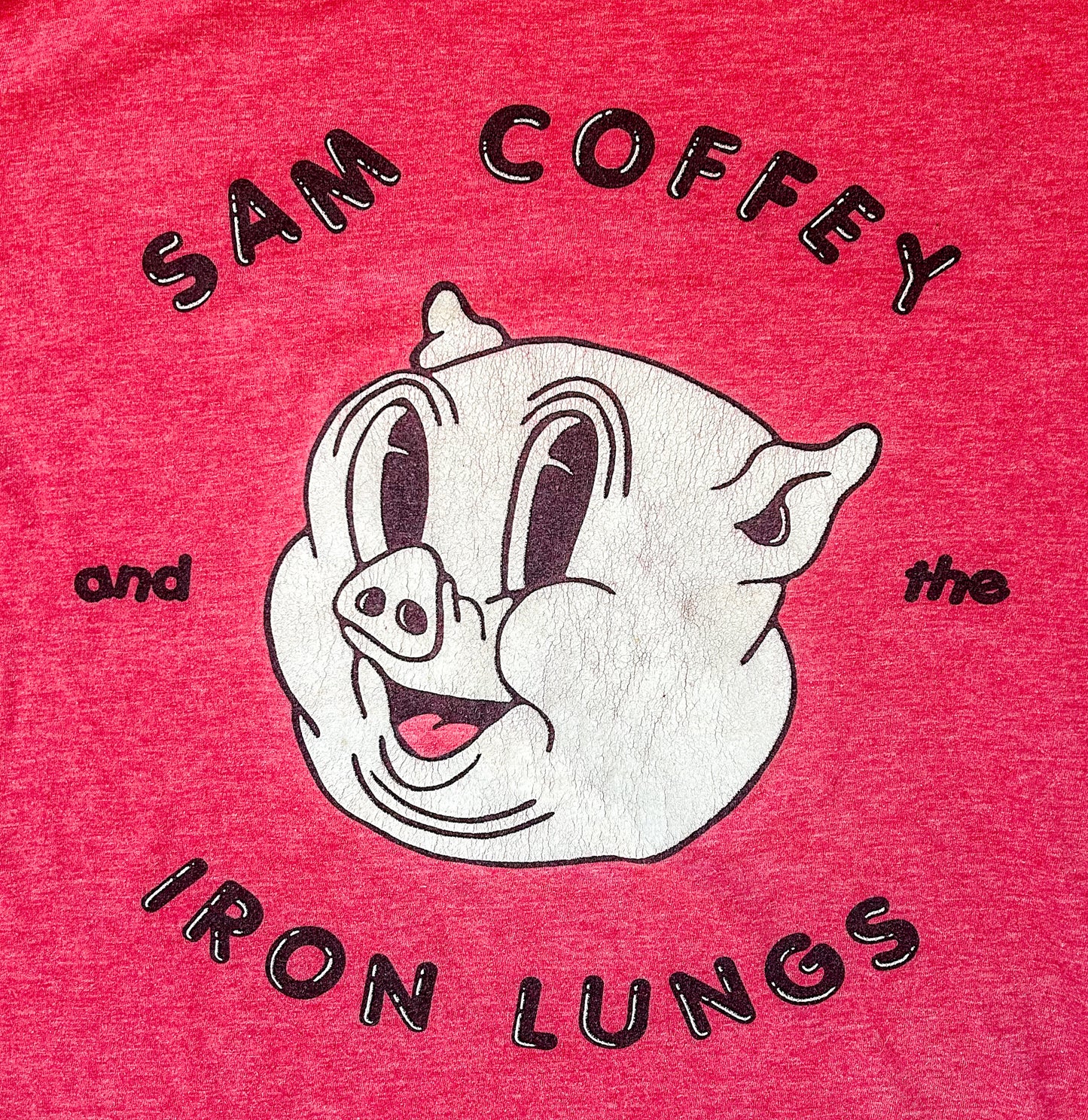 Sam Coffey And The Iron Lungs Band Artis Cotton T-shirt Medium