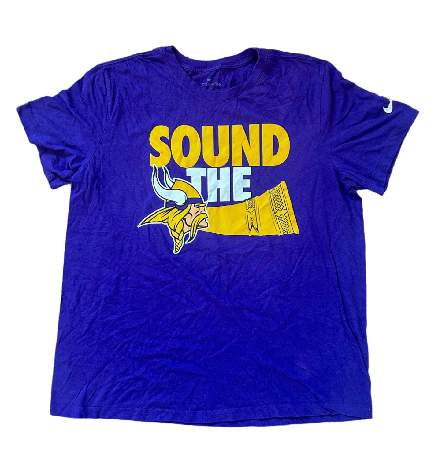 Vikings NFL Nike Sound The Horn T-shirt XL