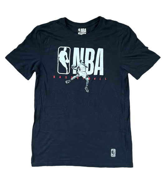 NBA Basketball Black Cotton T-shirt Medium