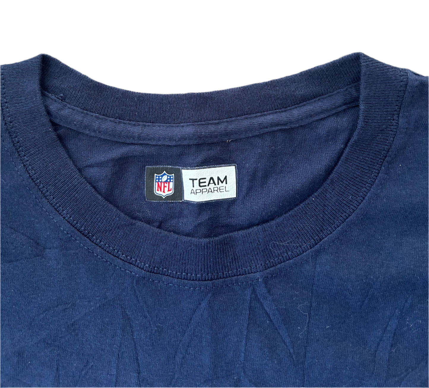 San Francisco 49ners NFL Team Apparel Blue Cotton T-shirt Large