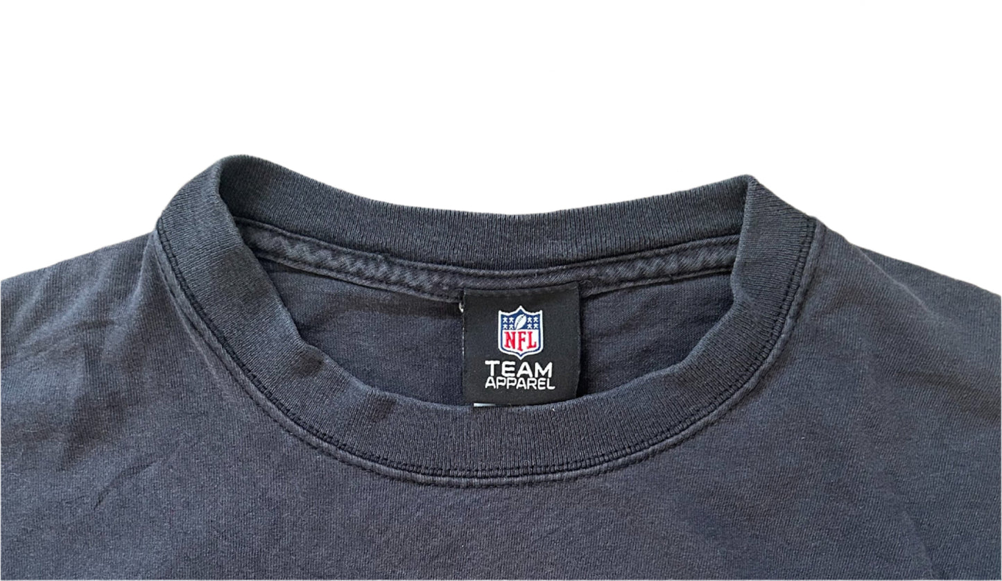 Raiders NFL Team Apparel Black Cotton T-shirt XL