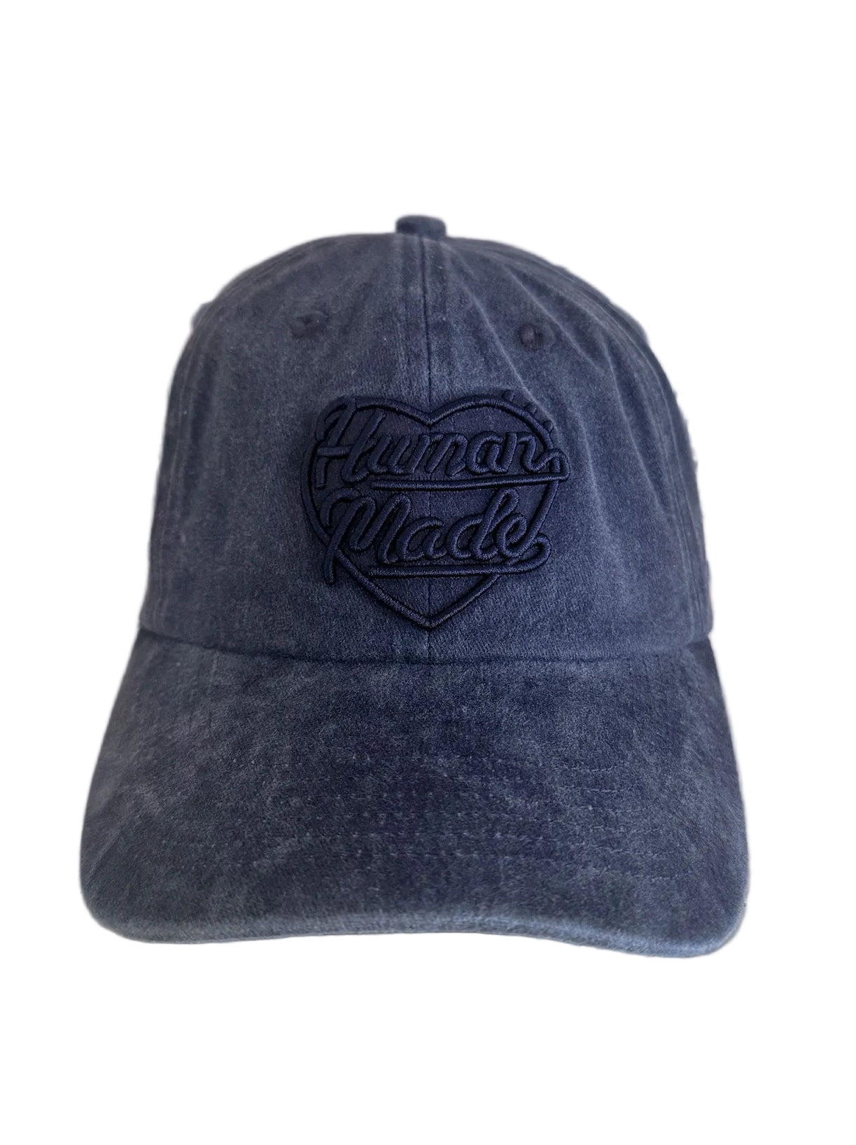Human Made Heart Logo Cap Washed Blue Adjustable Strap Hat