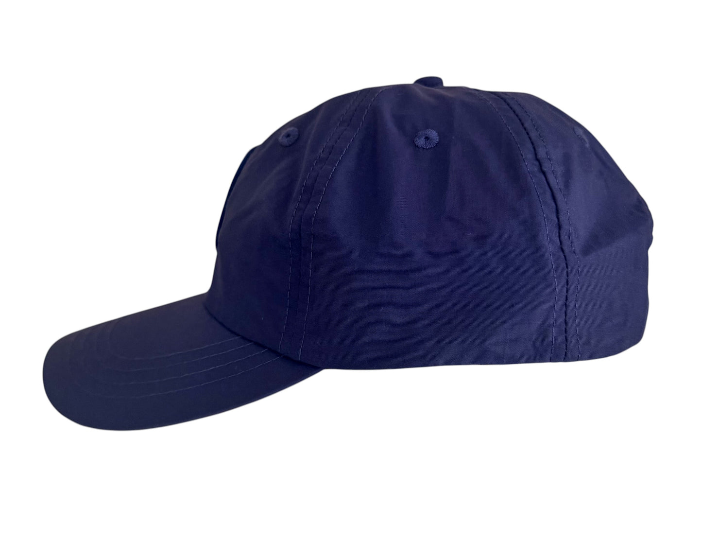 Stone Island Nylon Metal Compass Logo Blue Adjustable Cap