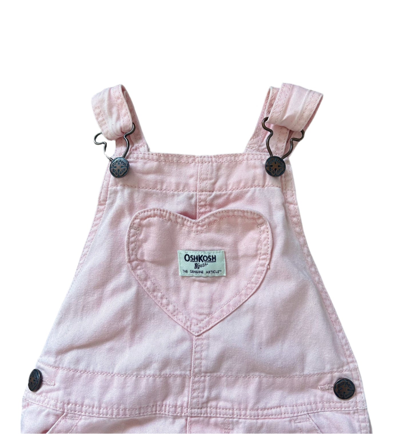 OshKosh B'Gosh Kids Pink Cotton Overalls 4 Years