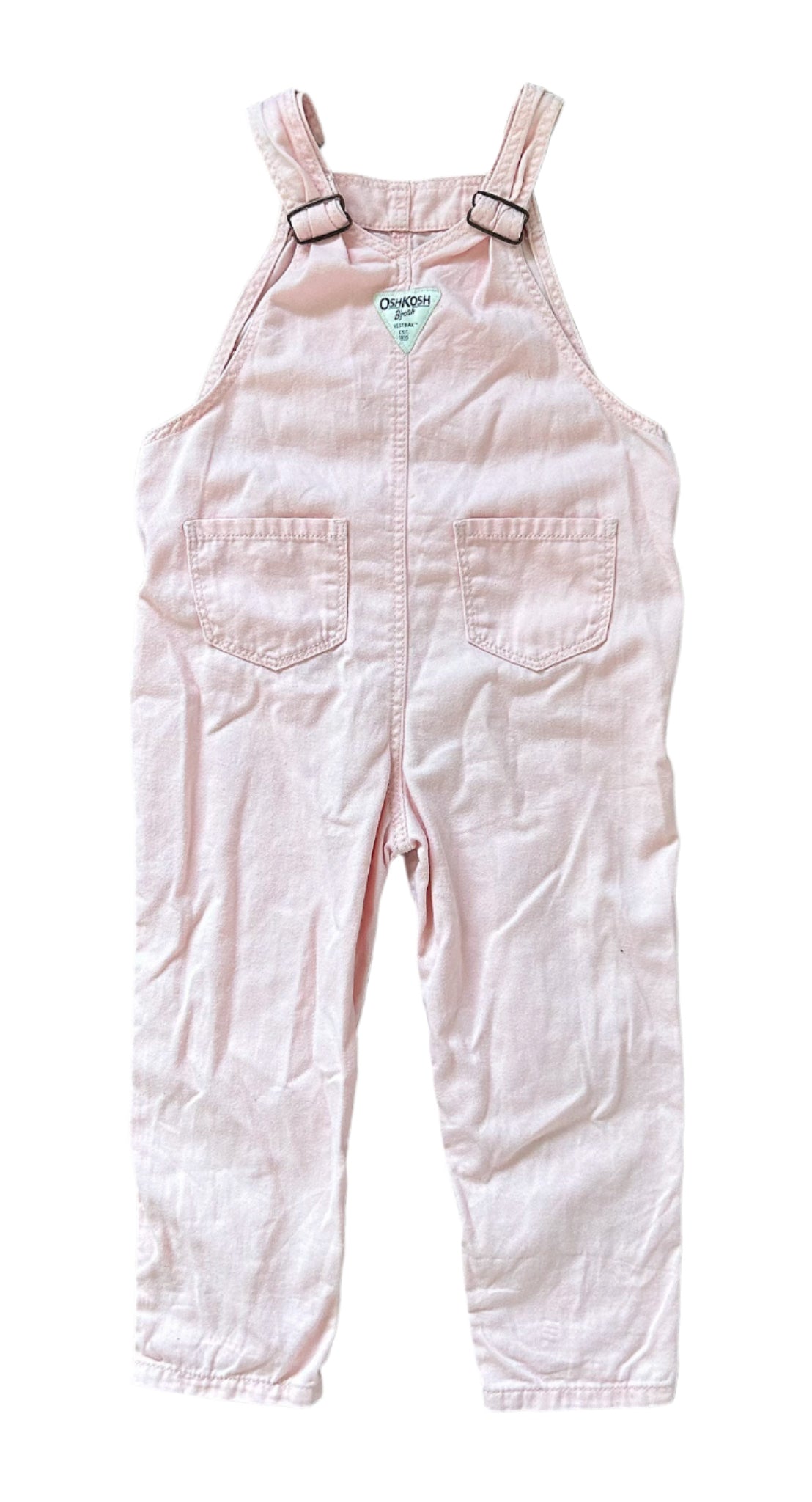 OshKosh B'Gosh Kids Pink Cotton Overalls 4 Years