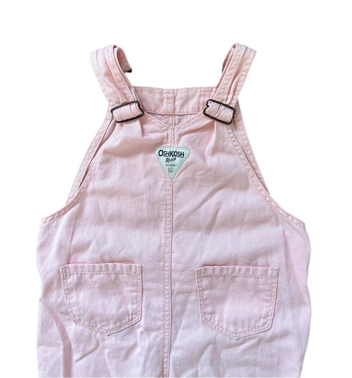 OshKosh B'Gosh Kids Pink Cotton Overalls 4 Years