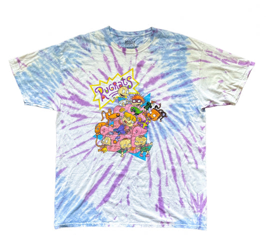 Rugrats Nikelodeon Tie Dye Cotton T-shirt XL