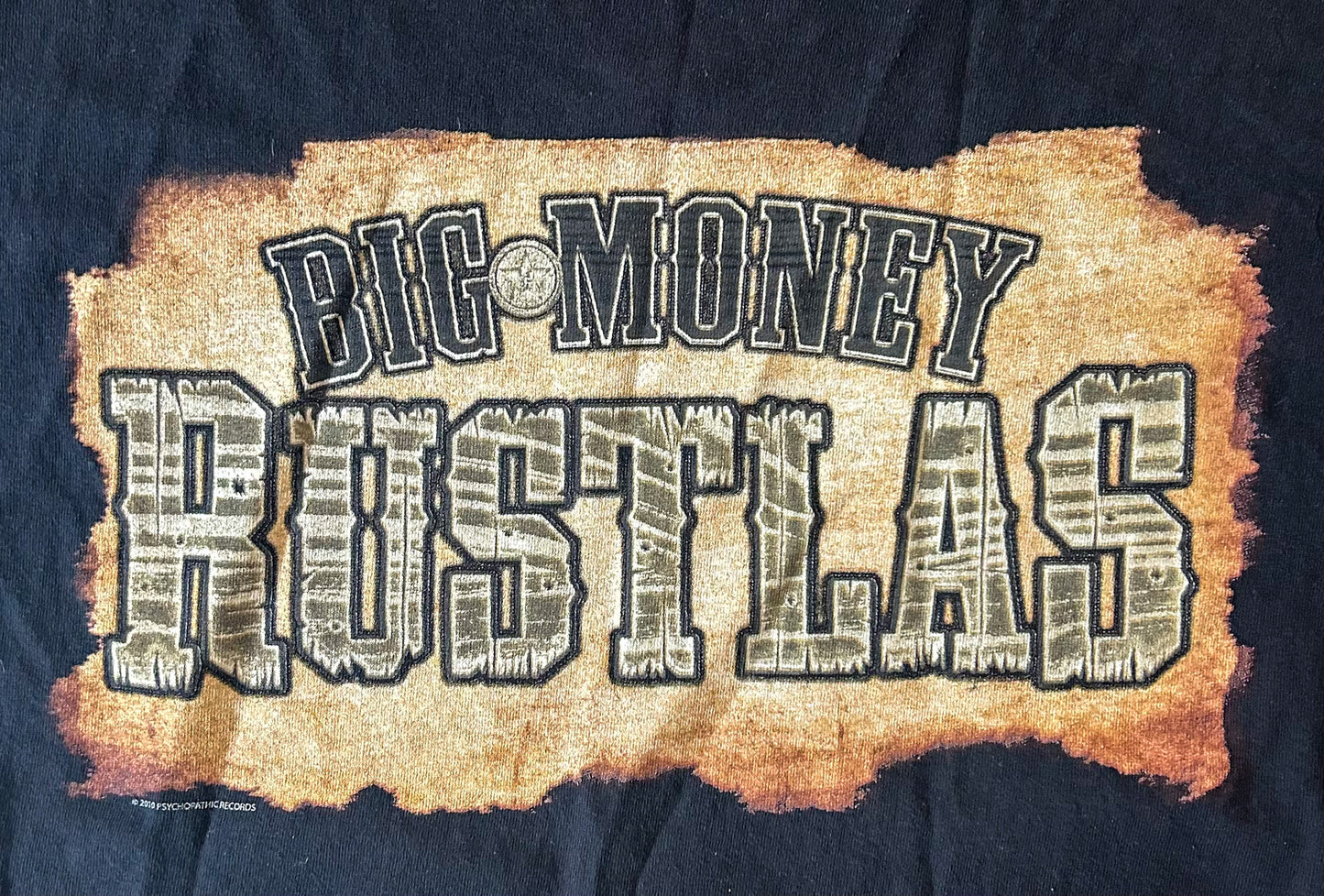 Insane Clown Posse Dirty Sanchez Wanted Dead Or Alive Black Cotton Big Money Rustlas T-shirt XL