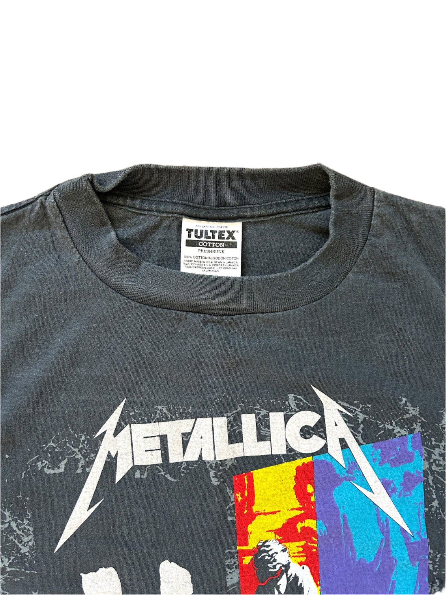 Vintage 1992 Original Metallica and Guns And Roses North American Tour T-shirt Single Stitch Made USA Tultex Label XL Extremely Rare