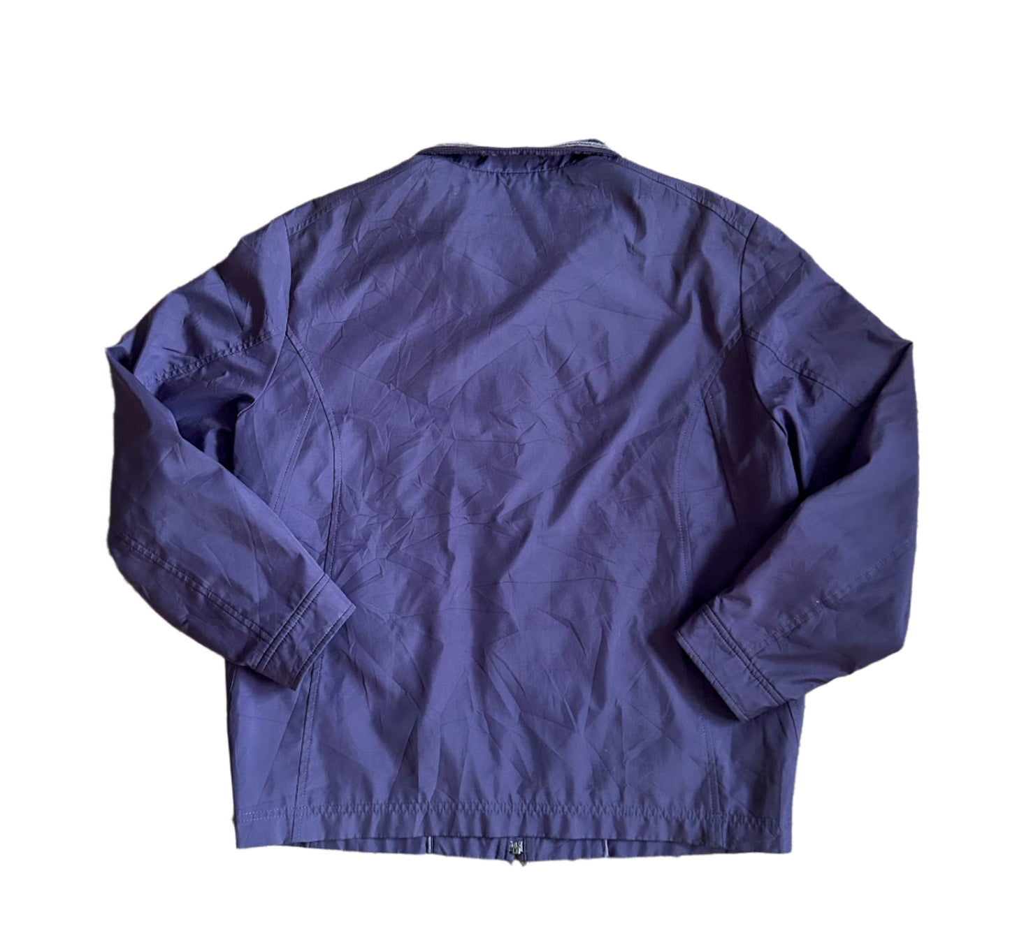 Prada Designer Zip Up Purple Jacket Medium