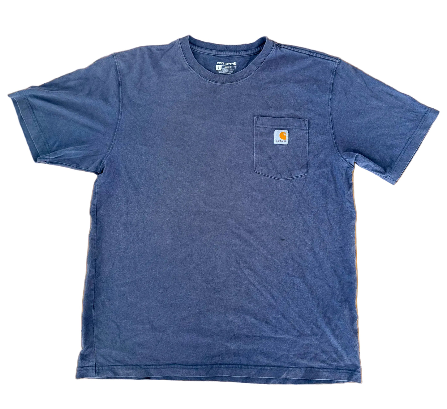 Vintage Carhartt Front Pocket Slate Grey T-Shirt Large