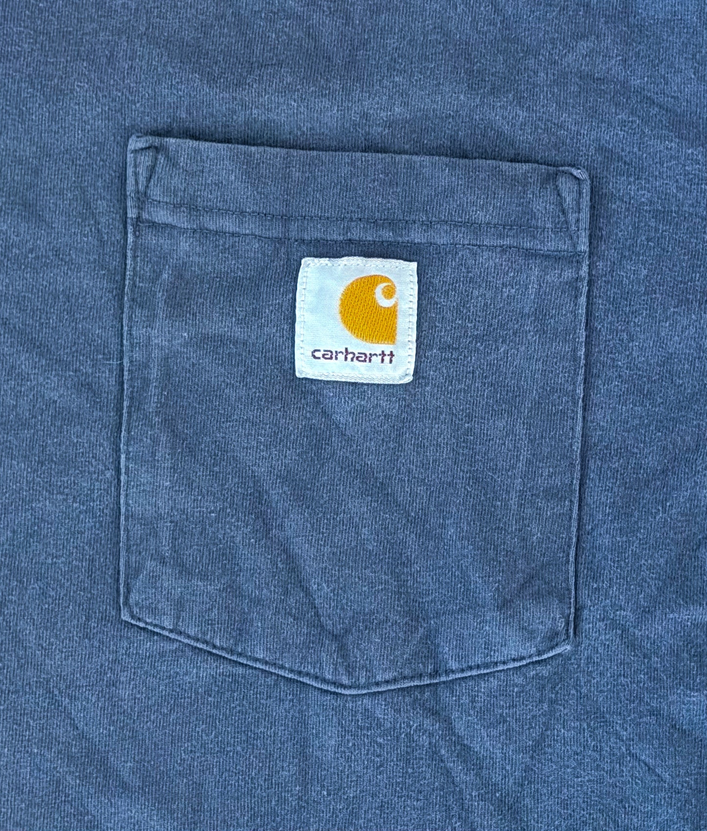 Vintage Carhartt Front Pocket Slate Grey T-Shirt Large