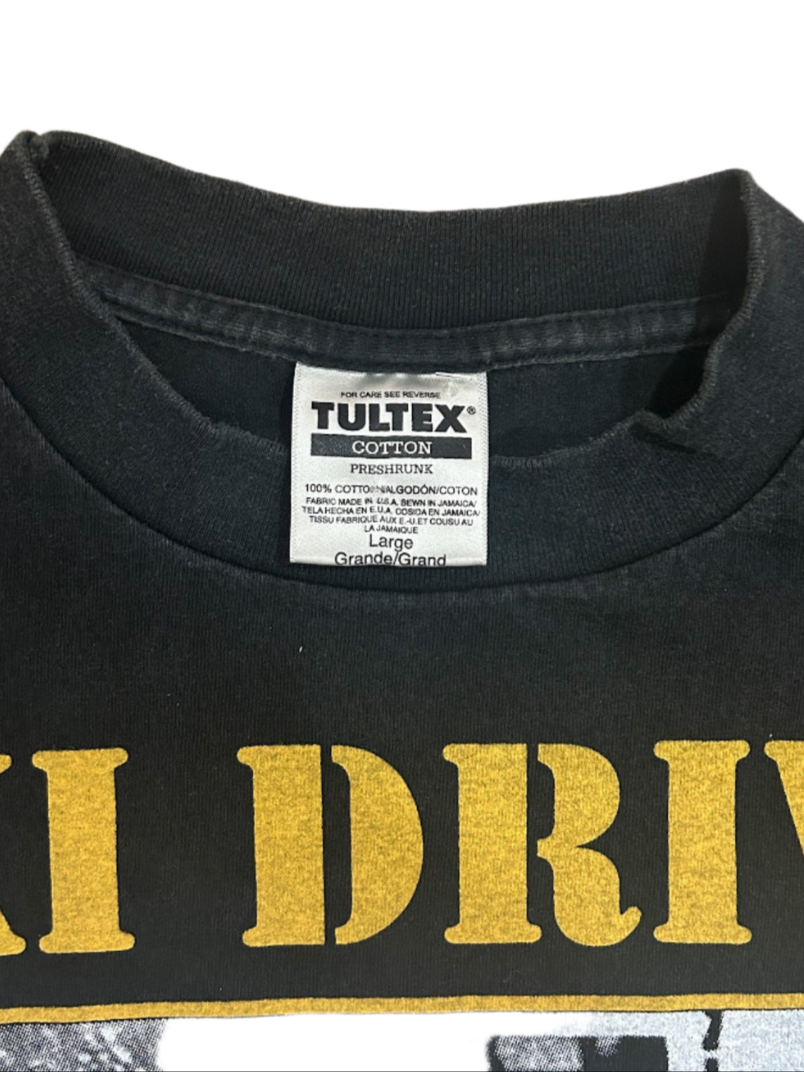 Vintage 1990s Taxi Driver Movie Promo Robert De Niro Film Classic Single Stitch Tultex Label Made USA Black Cotton T-Shirt Large Extremely Rare