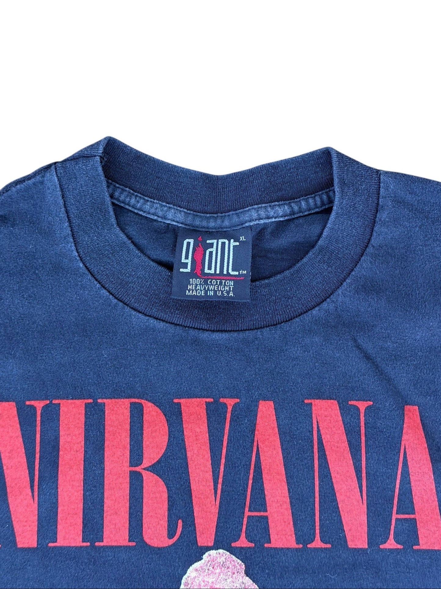 Nirvana In Utero Long Sleeve Band T Shirt Giant Tag USA XL