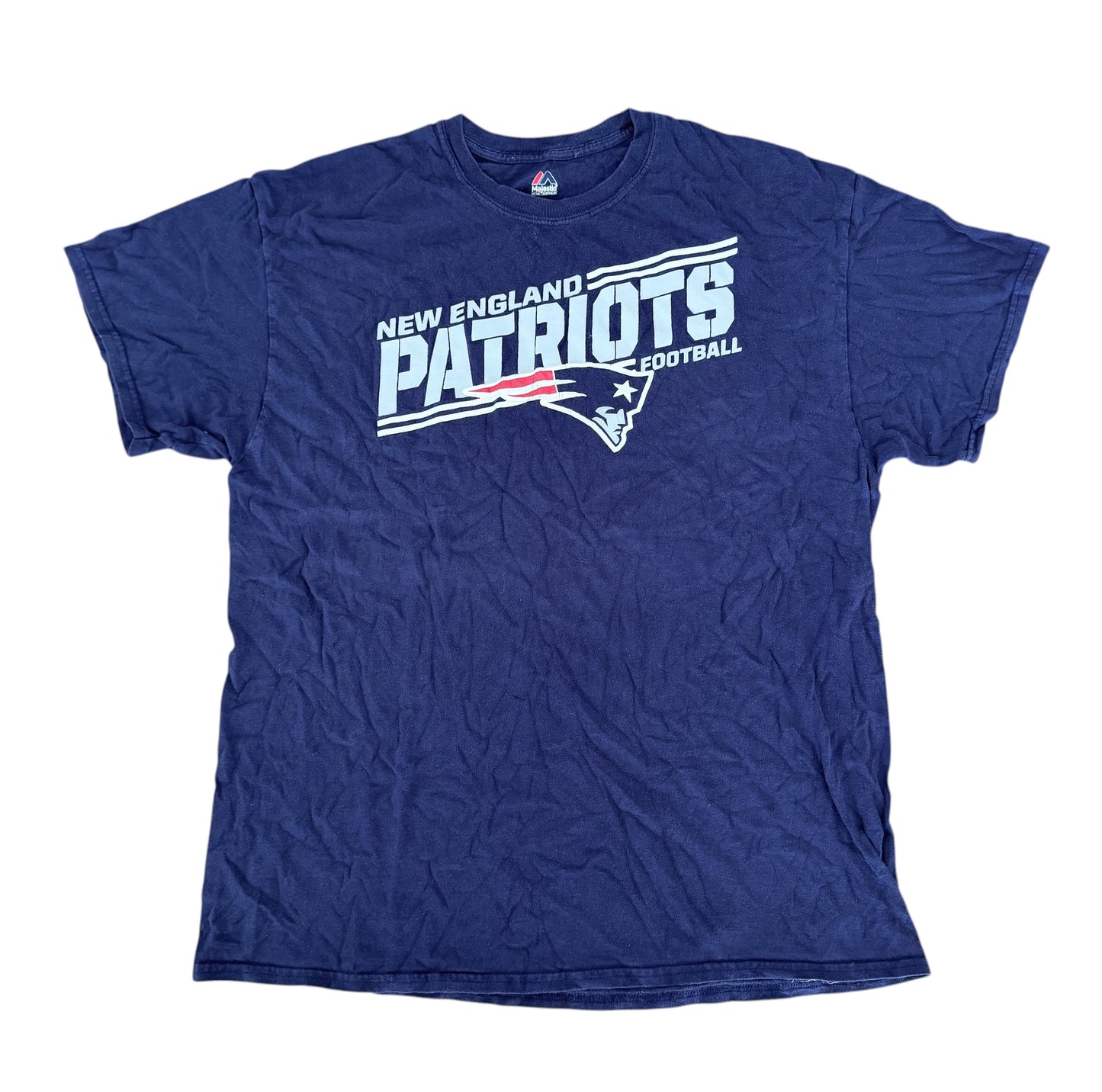 New England Patriots Majestic T Shirt Size XL