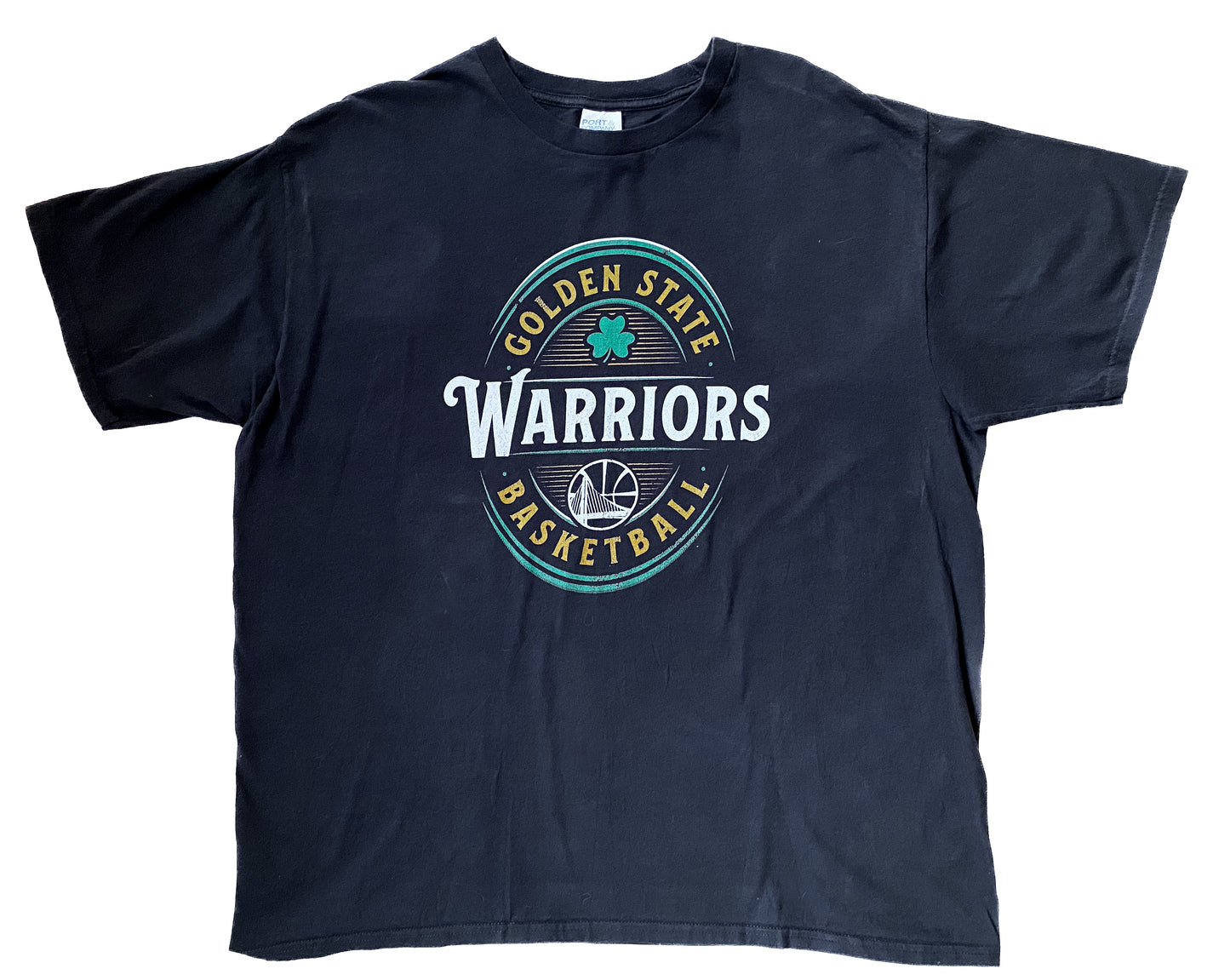 Golden State Warriors Basketball Graphic T-Shirt – Black NBA Tee Port & Company  Size XL