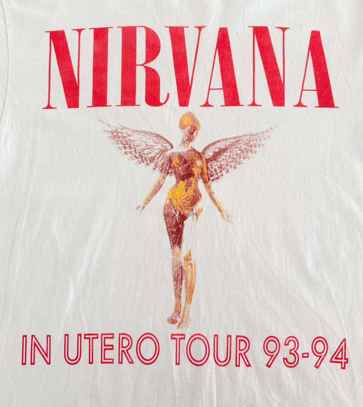 Nirvana In Utero Tour 93-94 Band T-Shirt size XL