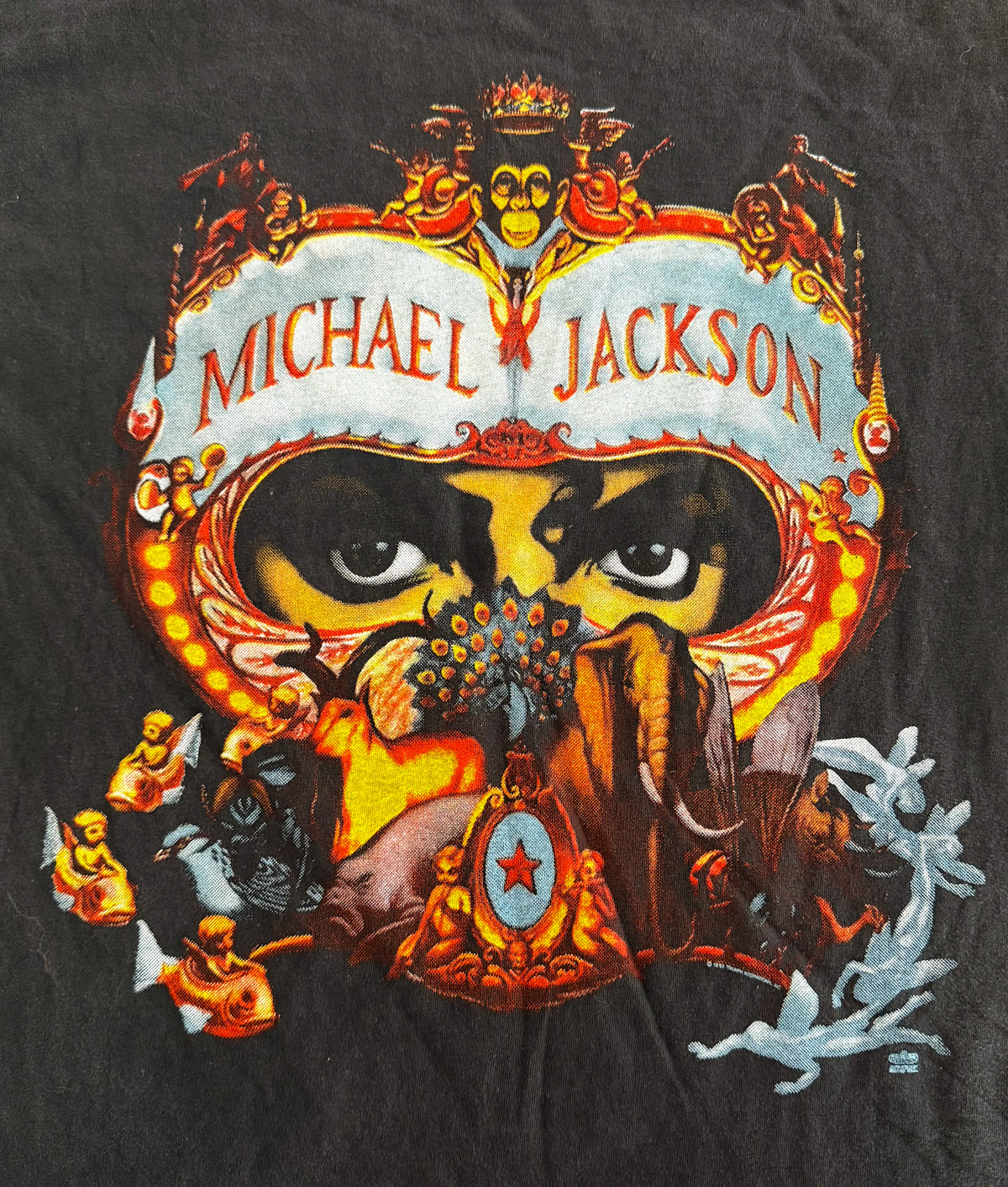 Michael Jackson Dangerous World Tour 1992-93 Band T-Shirt size Large