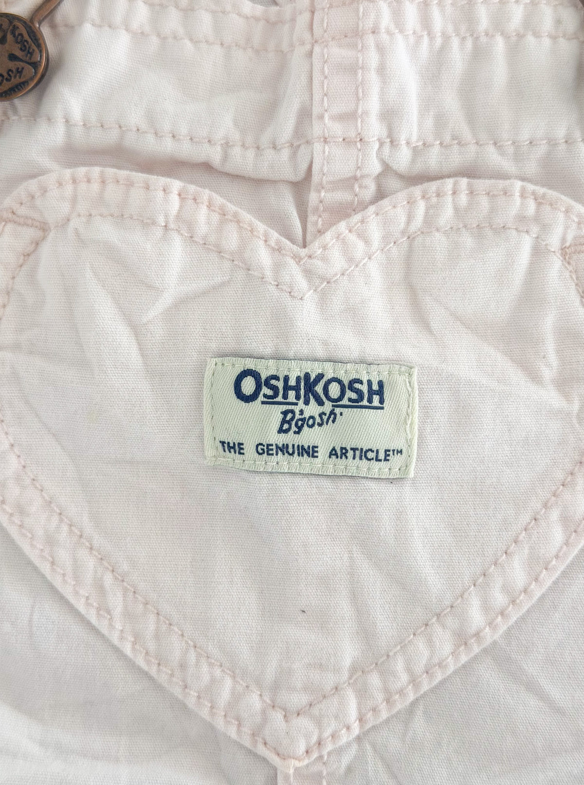 Kids OshKosh B'gosh Baby Pink Short Overalls, 3 Years