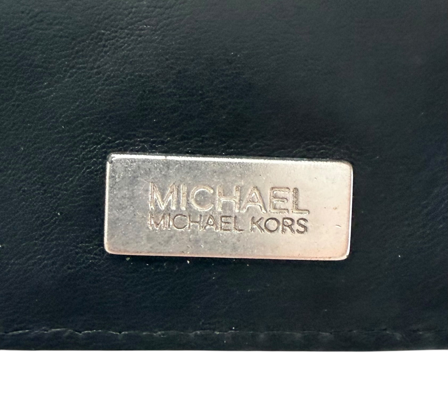 Vintage 2000s Michael Kors Studded Black Leather Wallet Purse