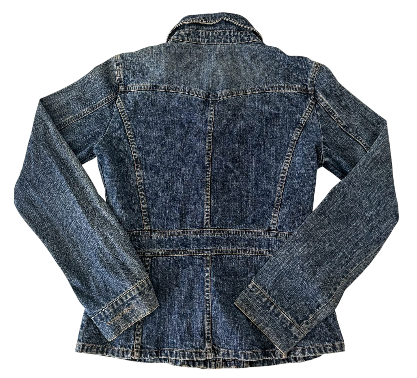 Vintage 2000s DKNY Jeans Y2K Fitted Women's Denim Jacket Small