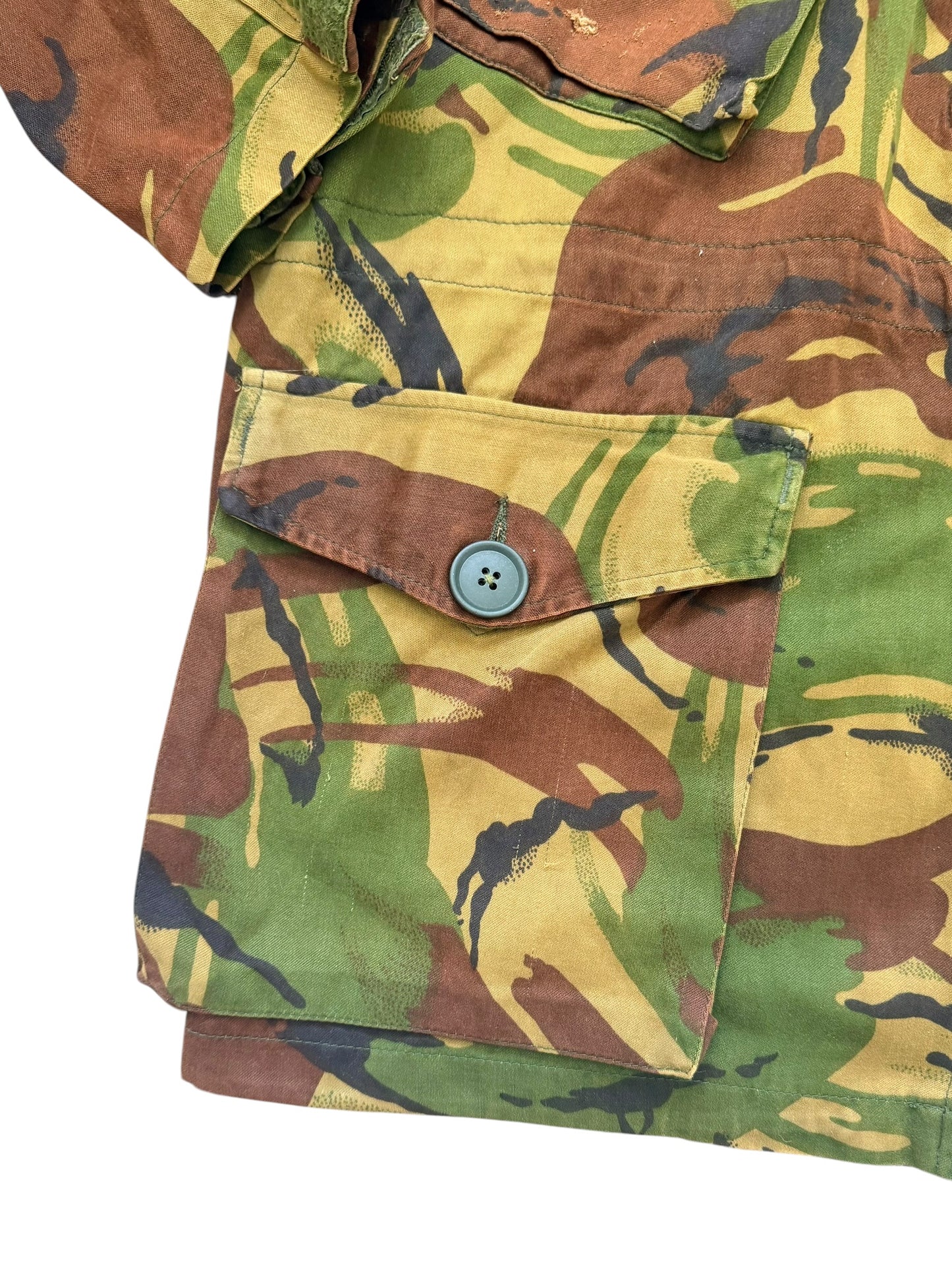Vintage 90s British Army DPM Windproof Military Camo Combat Smock Jacket Large