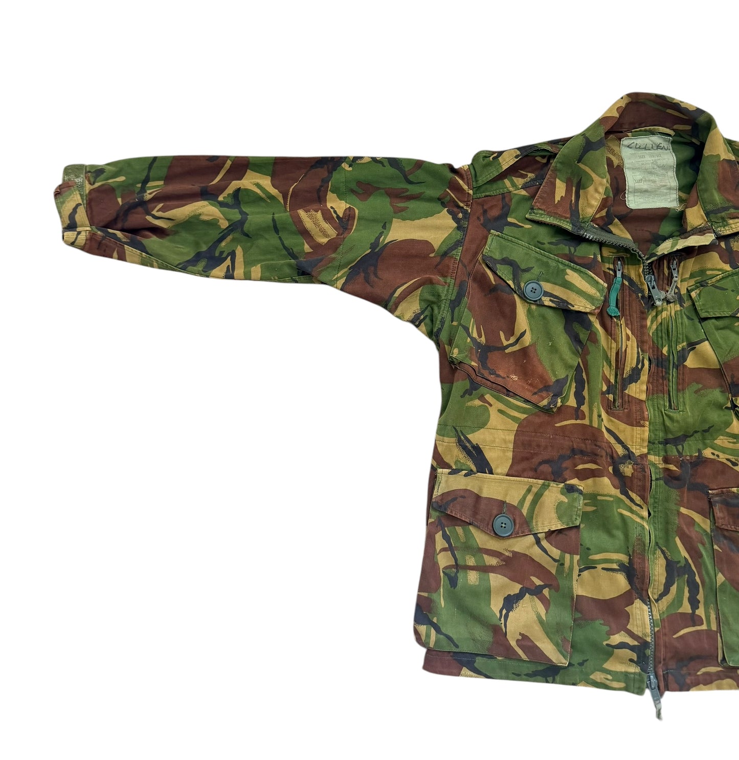Vintage 90s British Army DPM Windproof Military Camo Combat Smock Jacket Large