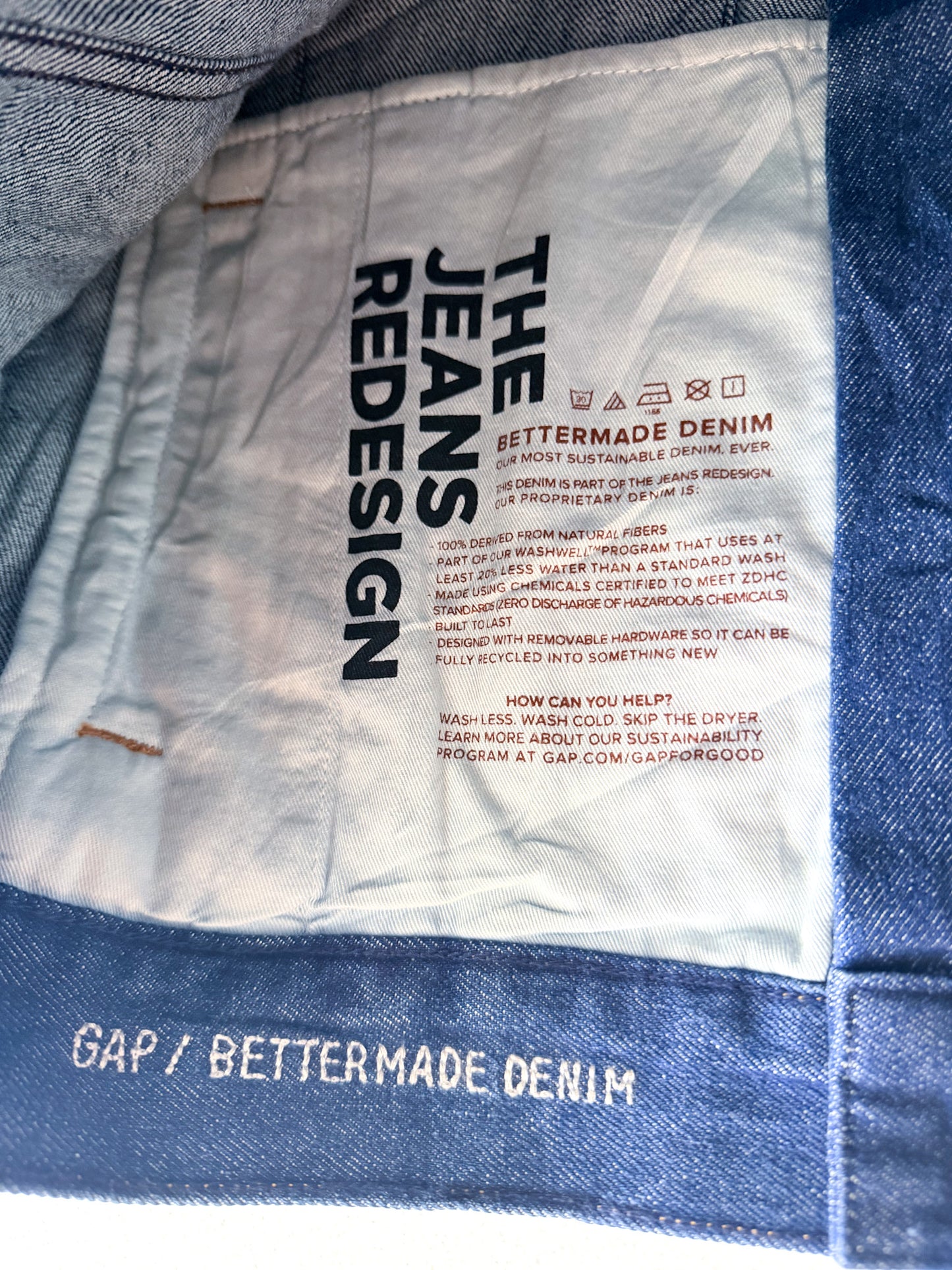 Gap BetterMade Classic Blue Denim Jacket – Size M