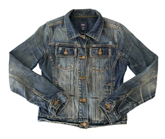 Vintage 2000s Gap Y2K Fitted Denim Jacket Women’s Size XS