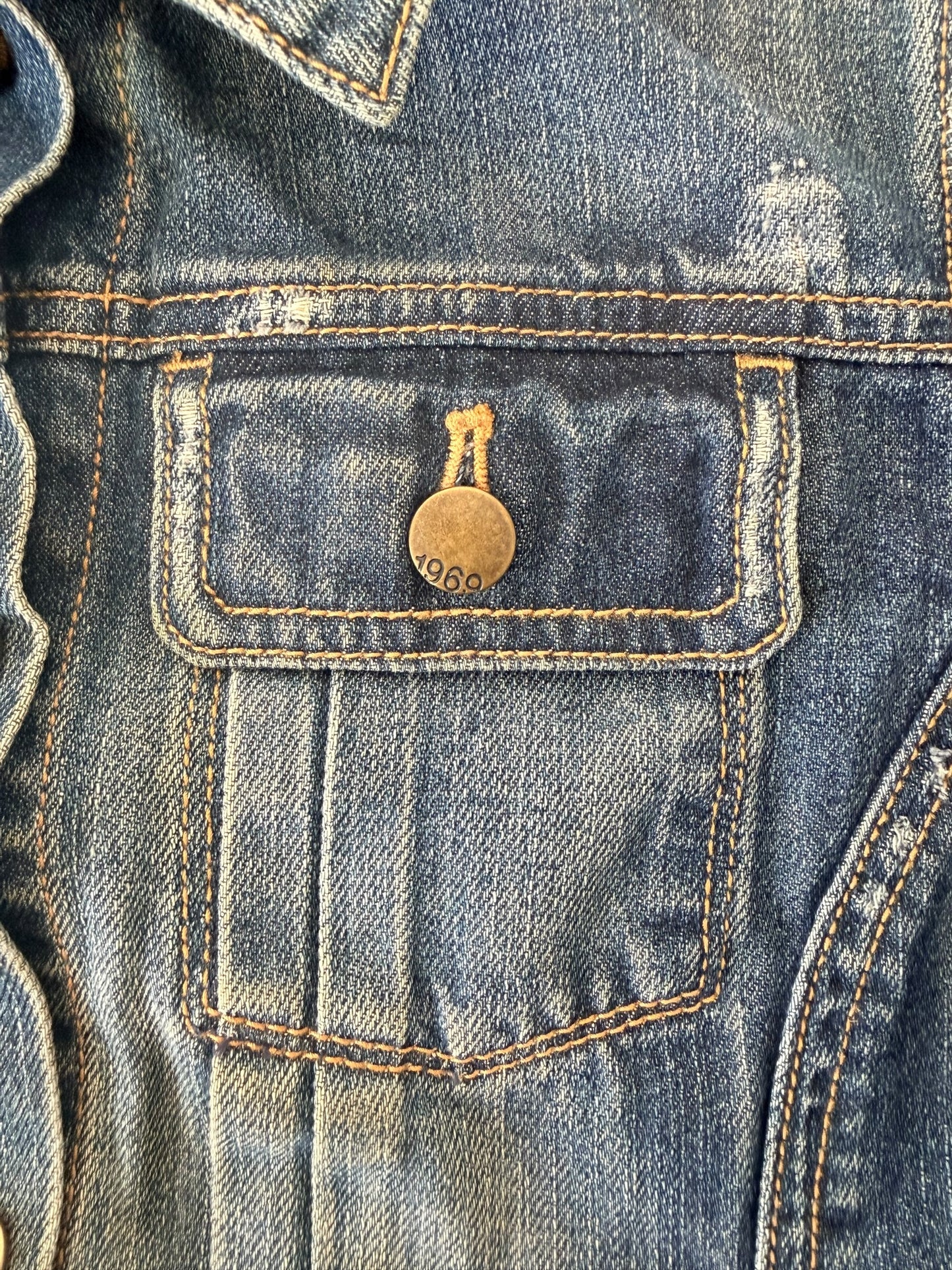 Vintage 2000s Gap Y2K Fitted Denim Jacket Women’s Size XS