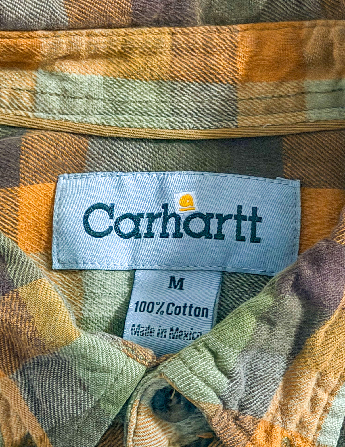 Carhartt Plaid Flannel Shirt, Medium