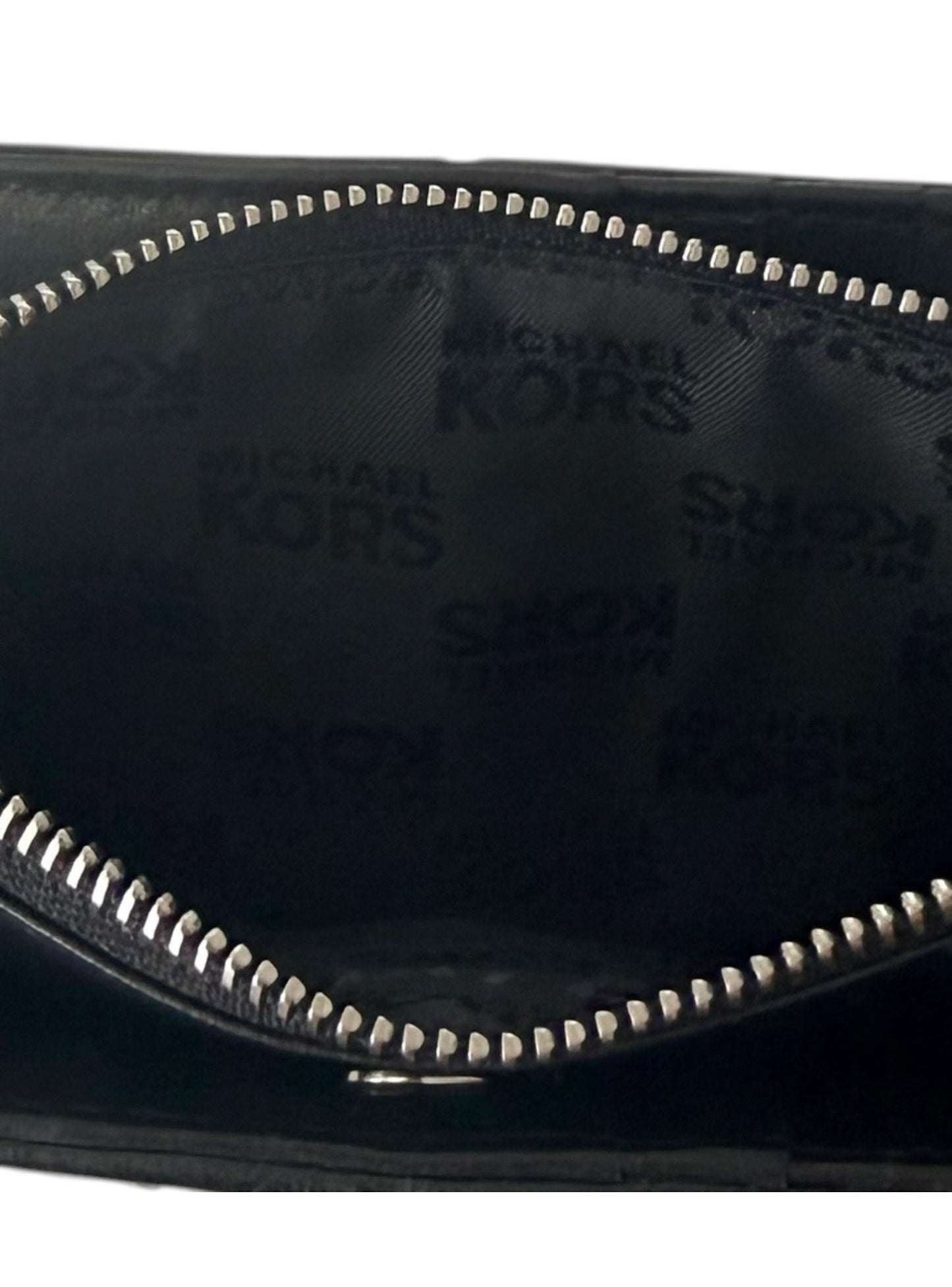 Vintage 2000s Michael Kors Studded Black Leather Wallet Purse