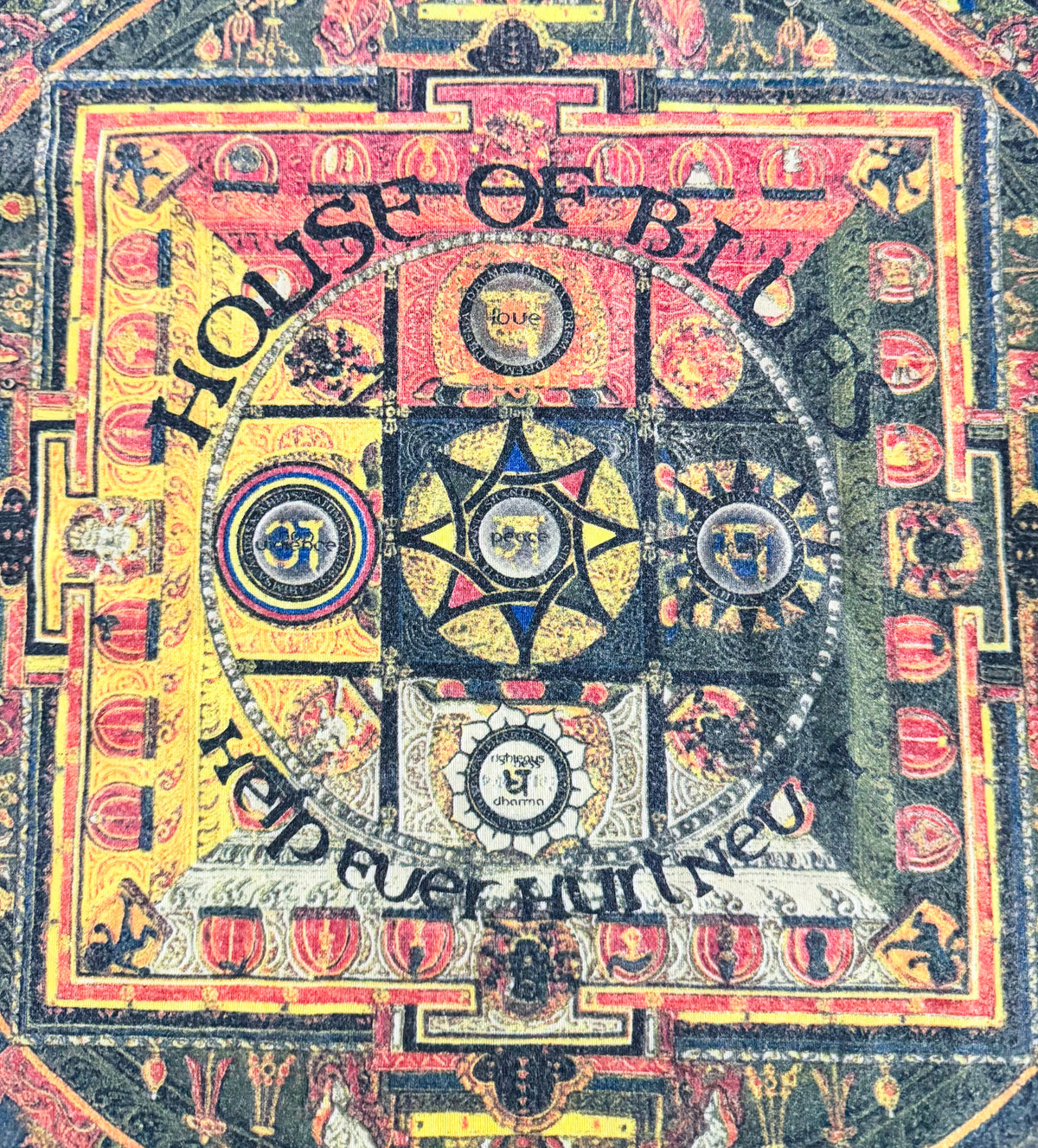 House of Blues Y2K Mandala Graphic Long Sleeve Top, Women’s XL