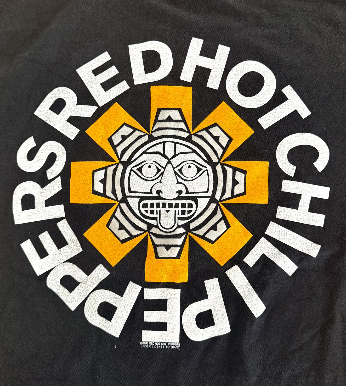 Red Hot Chili Peppers Aztec Logo Tour T Shirt Size XL