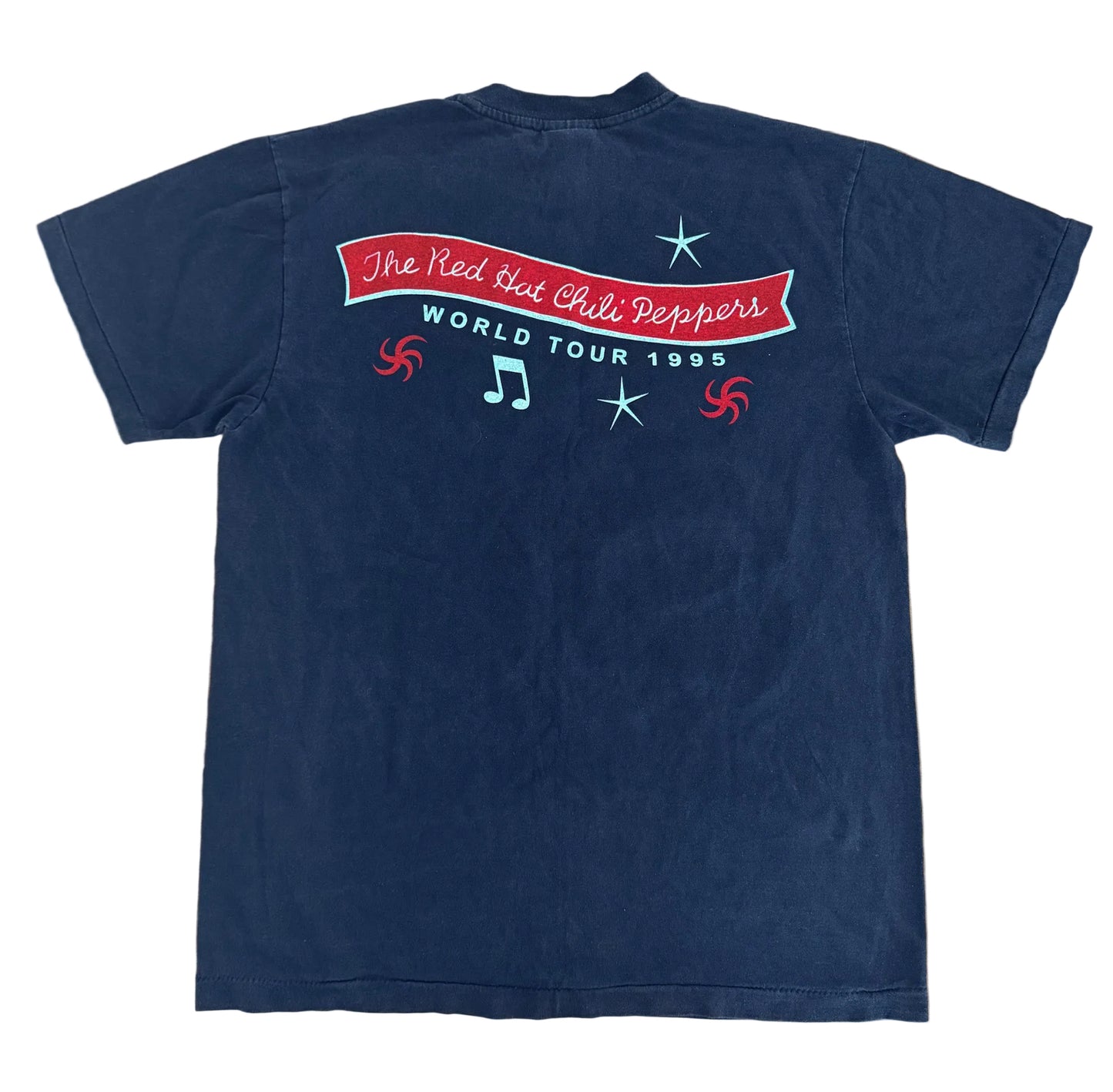 Red Hot Chili Peppers One Hot Minute Tour Giant Tag T-Shirt Size L