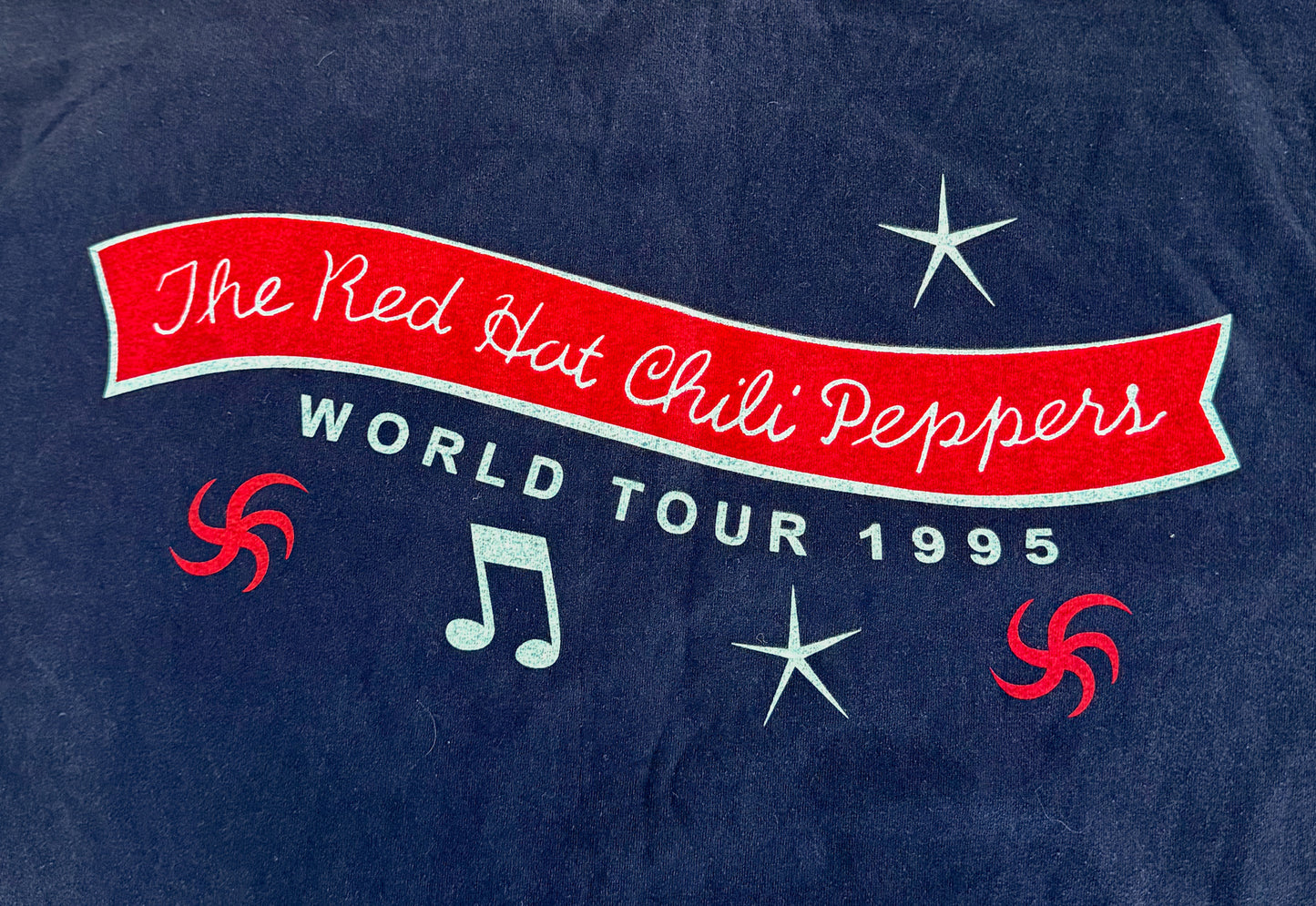 Red Hot Chili Peppers One Hot Minute Tour Giant Tag T-Shirt Size L