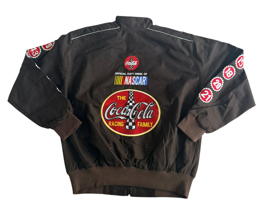 JH Design Coca-Cola NASCAR Racing Embroidered Jacket, Large