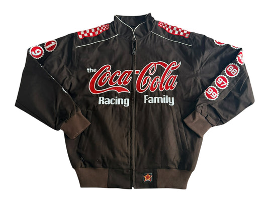 JH Design Coca-Cola NASCAR Racing Embroidered Jacket, Large