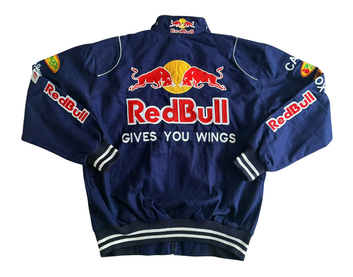 JH Design Red Bull Infiniti Formula 1 Embroidered Racing Jacket, Large