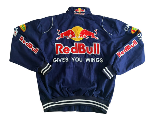 JH Design Red Bull Infiniti Formula 1 Embroidered Racing Jacket, Large