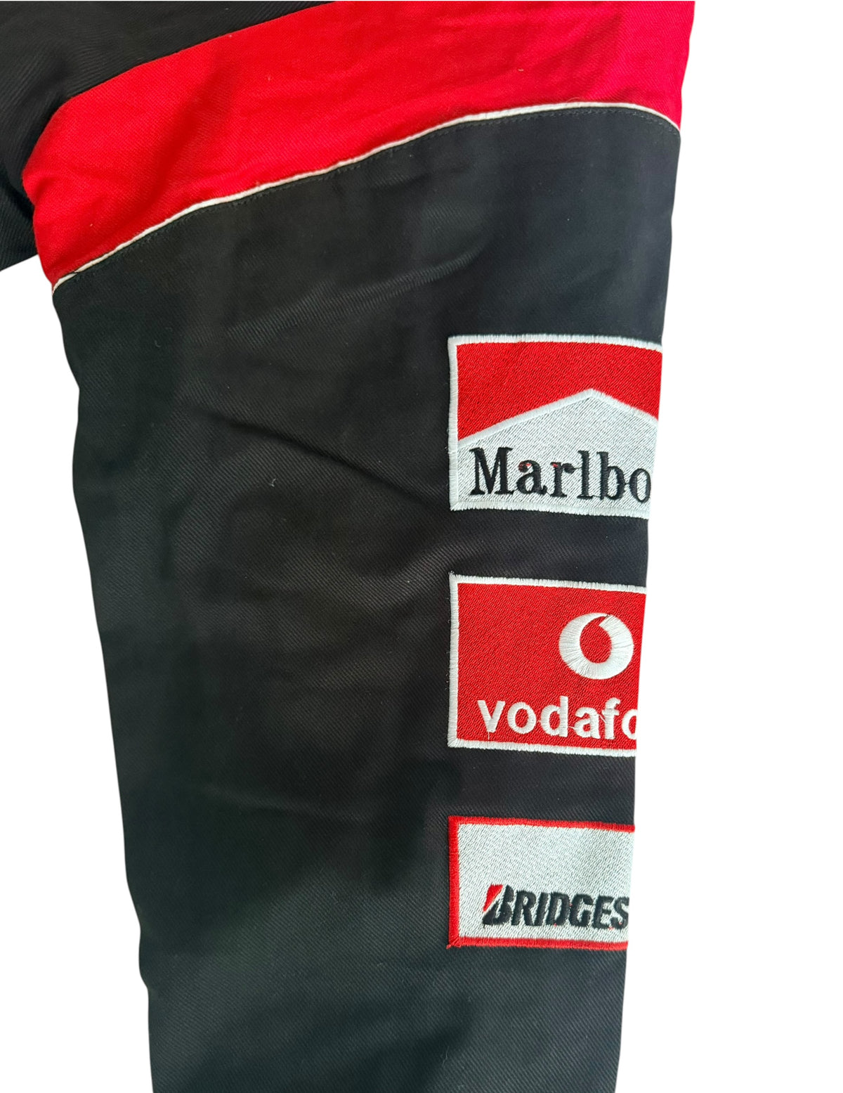 JH Design Marlboro Ferrari F1 Embroidered Racing Jacket, Large