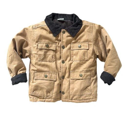 Vintage Kids Little Rebels Corduroy Collar Workwear Jacket 4 Years